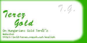 terez gold business card